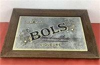 * Bol's Liqueurs advertising mirror 17 x 25