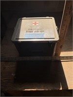 Vintage First Aid Box & Radio