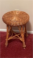 Wicker stool