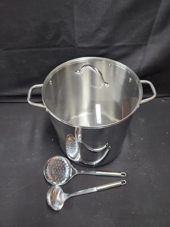 HOMICHEF 24 Quart Large Nickel-Free Stainless