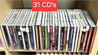 Lot of 31 CDs Rod Stewart, Sting, Etc