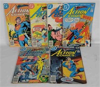 6 Superman Action Comics #484 -88, 493