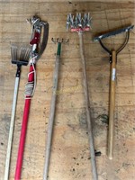 Tree Saw, Cultivating Hoe, Plant Bed Rake,
