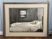 "Master Bedroom" Print After Andrew Wyeth