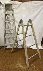 Metal 6ft Ladder, 4ft Metal Ladder