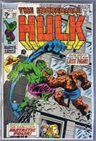 Incredible Hulk #122 1969 Key Marvel Comic Book