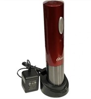 OSTER red electric wine opener-10"