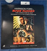 BLADE RUNNER Harrison Ford directors cut laserdisc