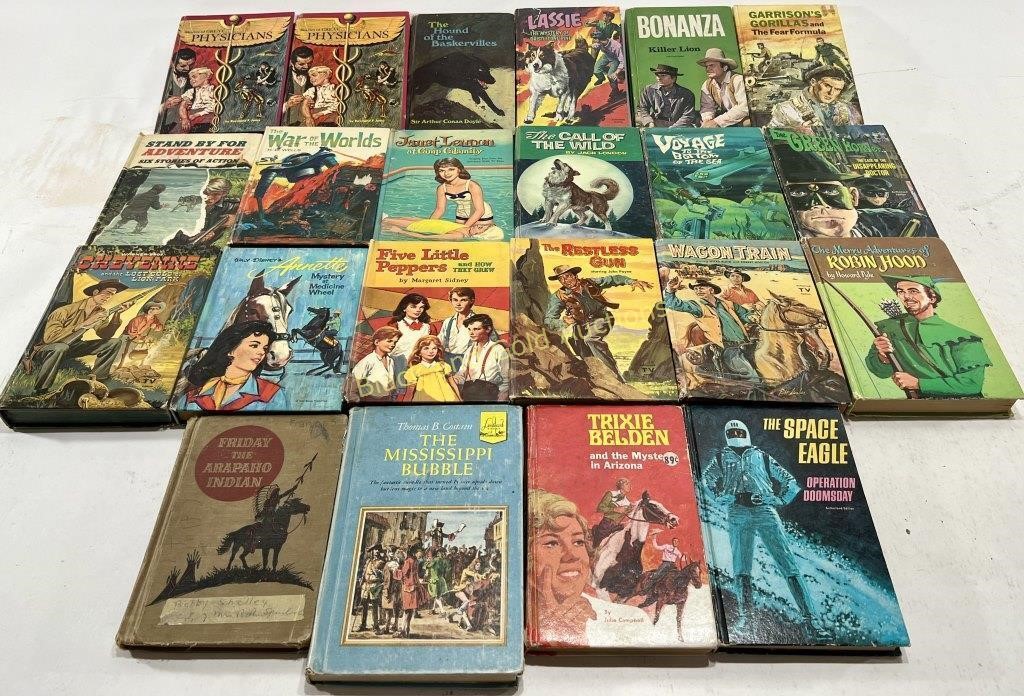 (22) Vintage Children’s / Teen / Books, Westerns