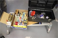 Tool box with pressure gauges, tray lot