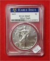 201 American Eagle PCGS MS69 1 Ounce Silver