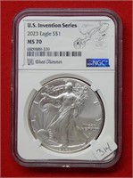2023 American Eagle NGC MS70 1 Ounce Silver