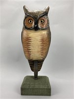Mike Borrett Hand Carved Owl
