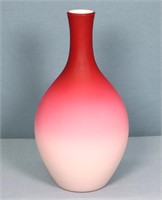 Victorian Peach Blow Art Glass Vase