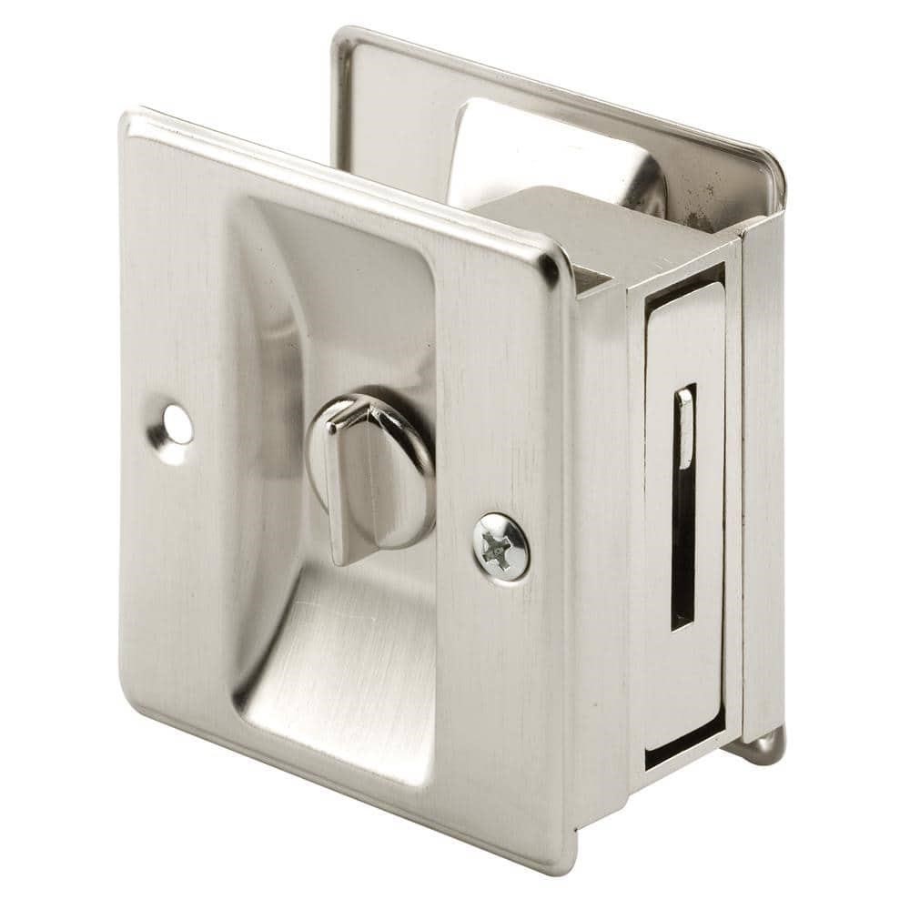 $18  Satin Nickel, Pocket Door Privacy Lock