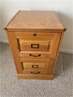 Small wooden filling cabinet