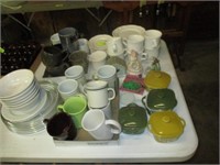 All cups and saucers