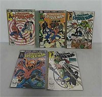 Five Marvel Spider-Man comics