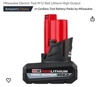 Milwaukee Electric Tool M12 Red Lithium