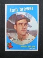 1959 TOPPS #55 TOM BREWER BOSTON RED SOX