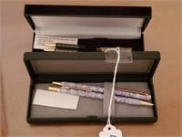 2 Pen & Pencil Sets in Cases