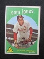 1959 TOPPS #75 SAM JONES CARDINALS VINTAGE