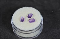 1.40 Ct. Oval Cut Amethyst Gemstones