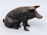 Vintage Cast Iron "Pig" Bank