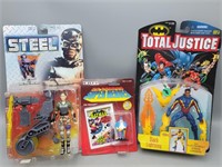 Total Justice, DC Comics, Steel Figures