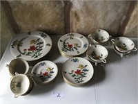 Complete set for 6 Castleton China