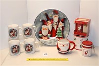 Christmas tableware including a 12 1/2 in platter