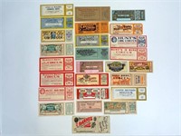 ANTIQUE CIRCUS TICKET COLLECTION