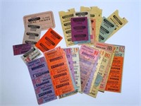 COLLECTION OF CIRCUS STAFF MEAL TICKETS