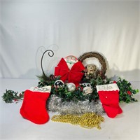 Lot of Miscellaneous Christmas Decor