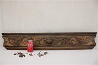 Wooden Trim w/ Carving As Is 46" x 8"