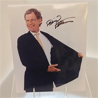 David Letterman Autographed 8x10