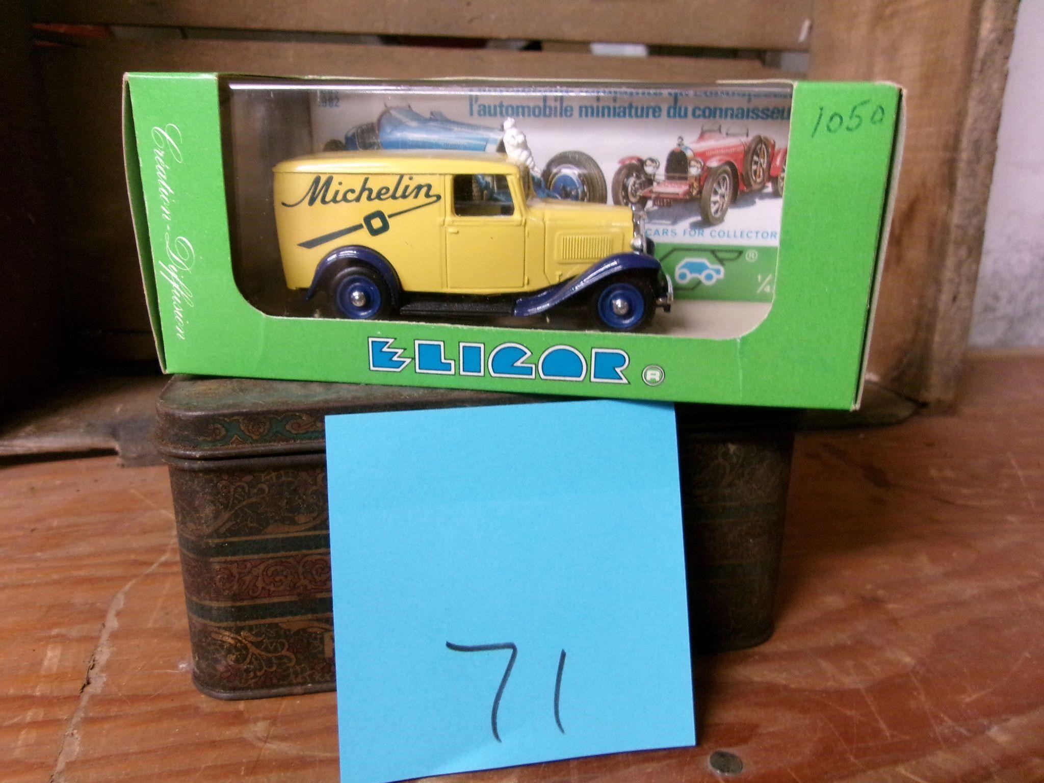 1/55 eligor 1934 citroen michelin truck diecast