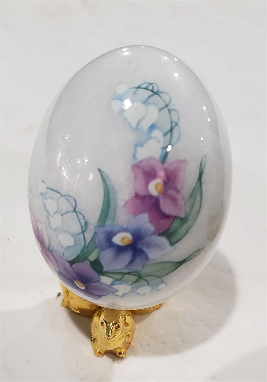 Marble Egg Hand Painted