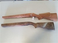 Pair Of Military Wooden Rifle Stocks