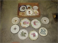 (12) Trivets, (4) Decorative Saucers - Germany