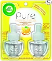 Air Wick Citrus Air Freshener Refill, 2 Packs of 2