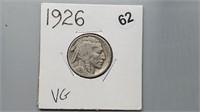 1926 Buffalo Nickel rd1062