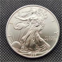 1997 Silver American Eagle $1 1 Oz.