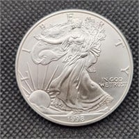 1998 Silver American Eagle $1 1 Oz.