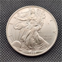 1997 Silver American Eagle $1 1 Oz.