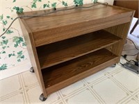 Simulated Wood TV Stand