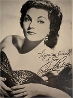 Marion Marlowe facsimile signed photo. 5x7 inches