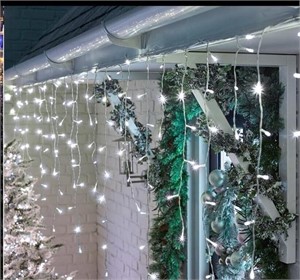 Brizled 360 LED Icicle Lights, 29ft Icicle