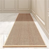 X1059  SIXHOME Runner Rugs 20 x 95 Beige Brown M