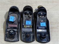 3 Stanley Metal Planes